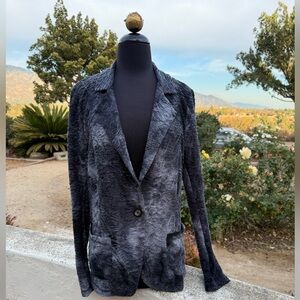 Lauren Vidal Burnout Blazer - size L